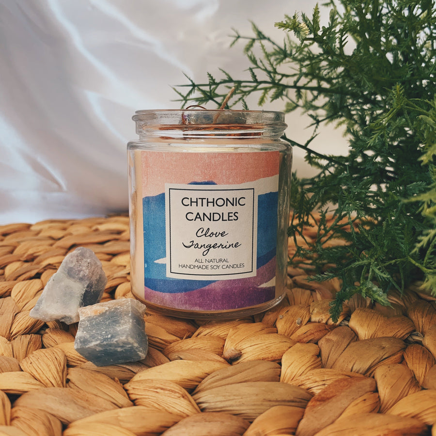 Chthonic Candles Clove Tangerine 4oz