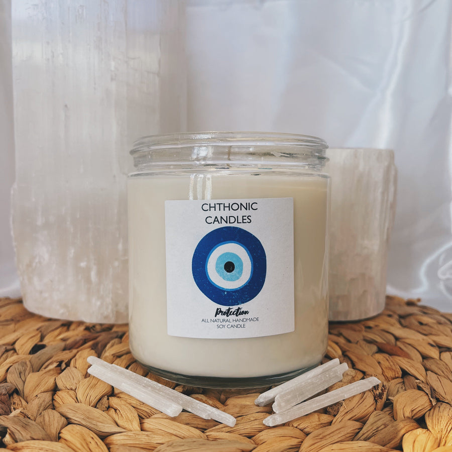 Chthonic Candles Evil Eye Protection 16oz