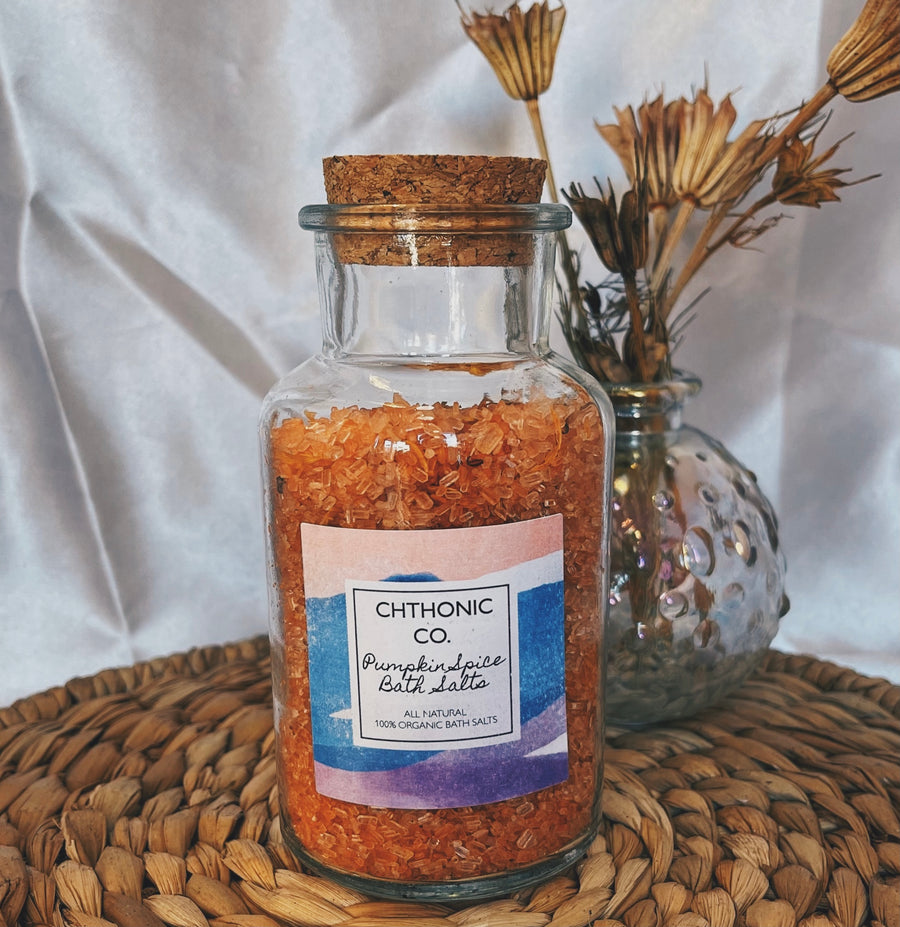 Chthonic Co. Pumpkin Spice Bath Salts 8oz