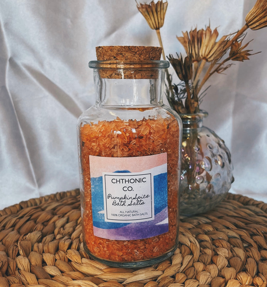 Chthonic Co. Pumpkin Spice Bath Salts 8oz