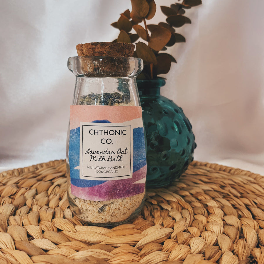 Chthonic Co. Lavender Oat Milk Bath